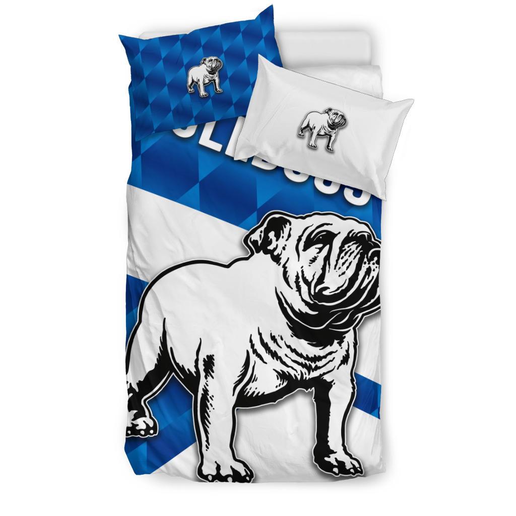 Bulldogs Bedding Set Sporty Style - Vibe Hoodie Shop