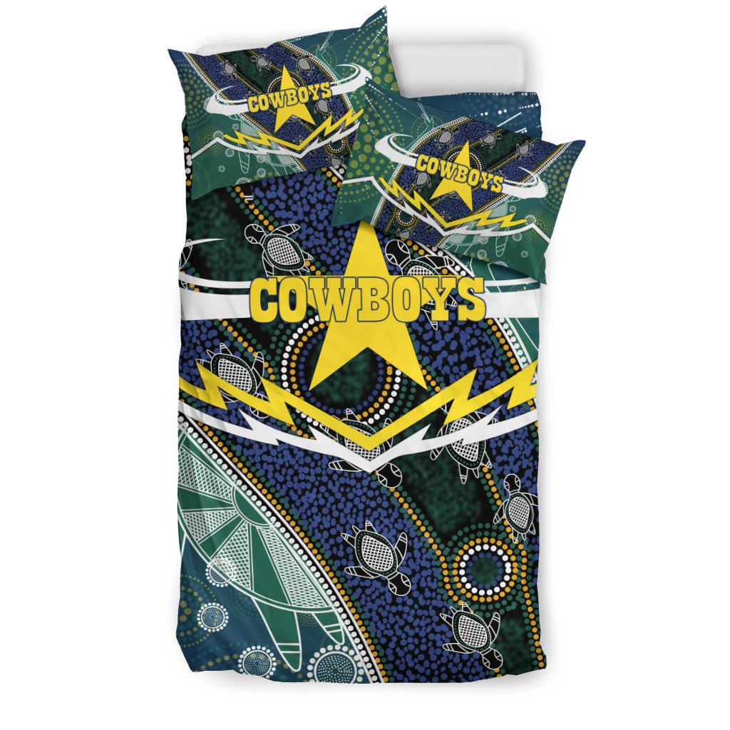 Cowboys Aboriginal Bedding Set - Vibe Hoodie Shop