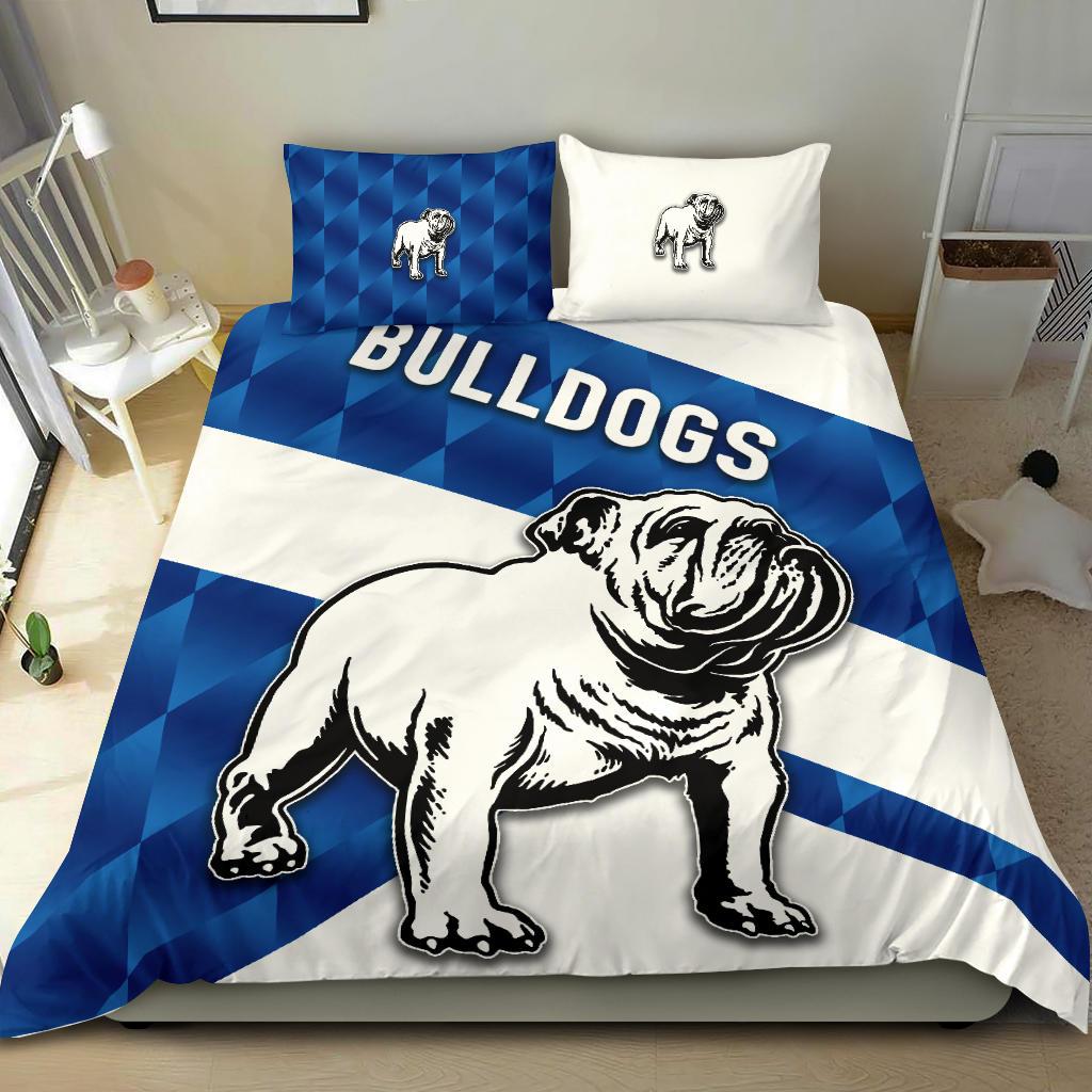 Bulldogs Bedding Set Sporty Style - Vibe Hoodie Shop