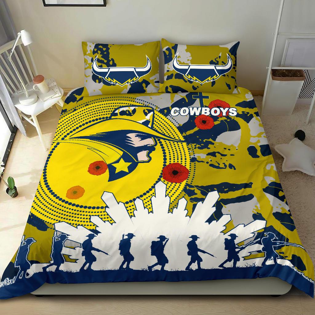 Cowboys ANZAC Bedding Set Will Remember Forever - Vibe Hoodie Shop