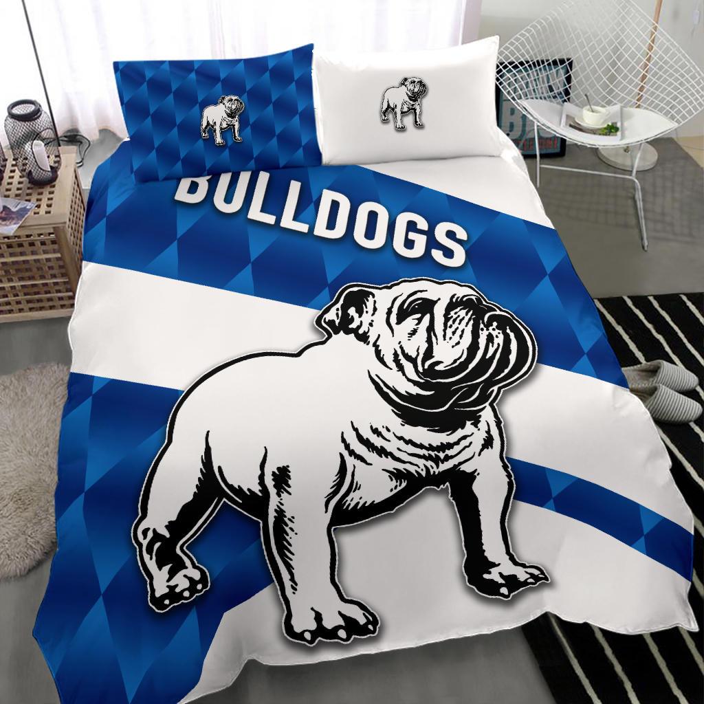 Bulldogs Bedding Set Sporty Style - Vibe Hoodie Shop