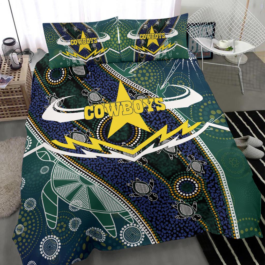 Cowboys Aboriginal Bedding Set - Vibe Hoodie Shop