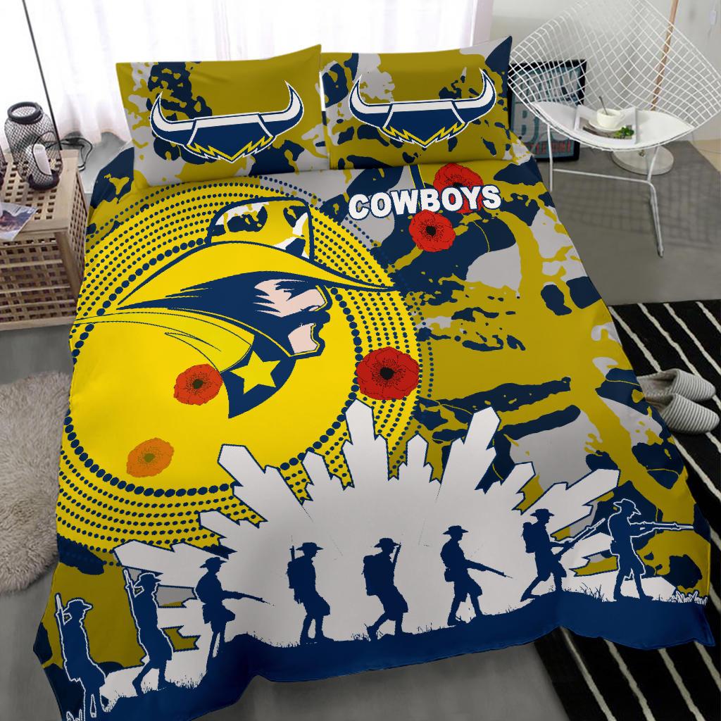 Cowboys ANZAC Bedding Set Will Remember Forever - Vibe Hoodie Shop