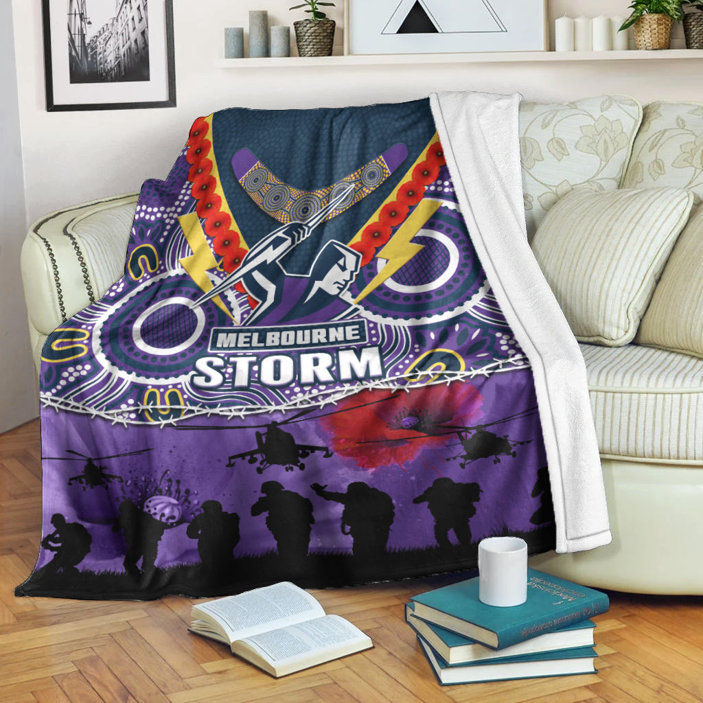 melbourne-storm-rugby-anzac-premium-blanket-indigenous-poppy-australian-army