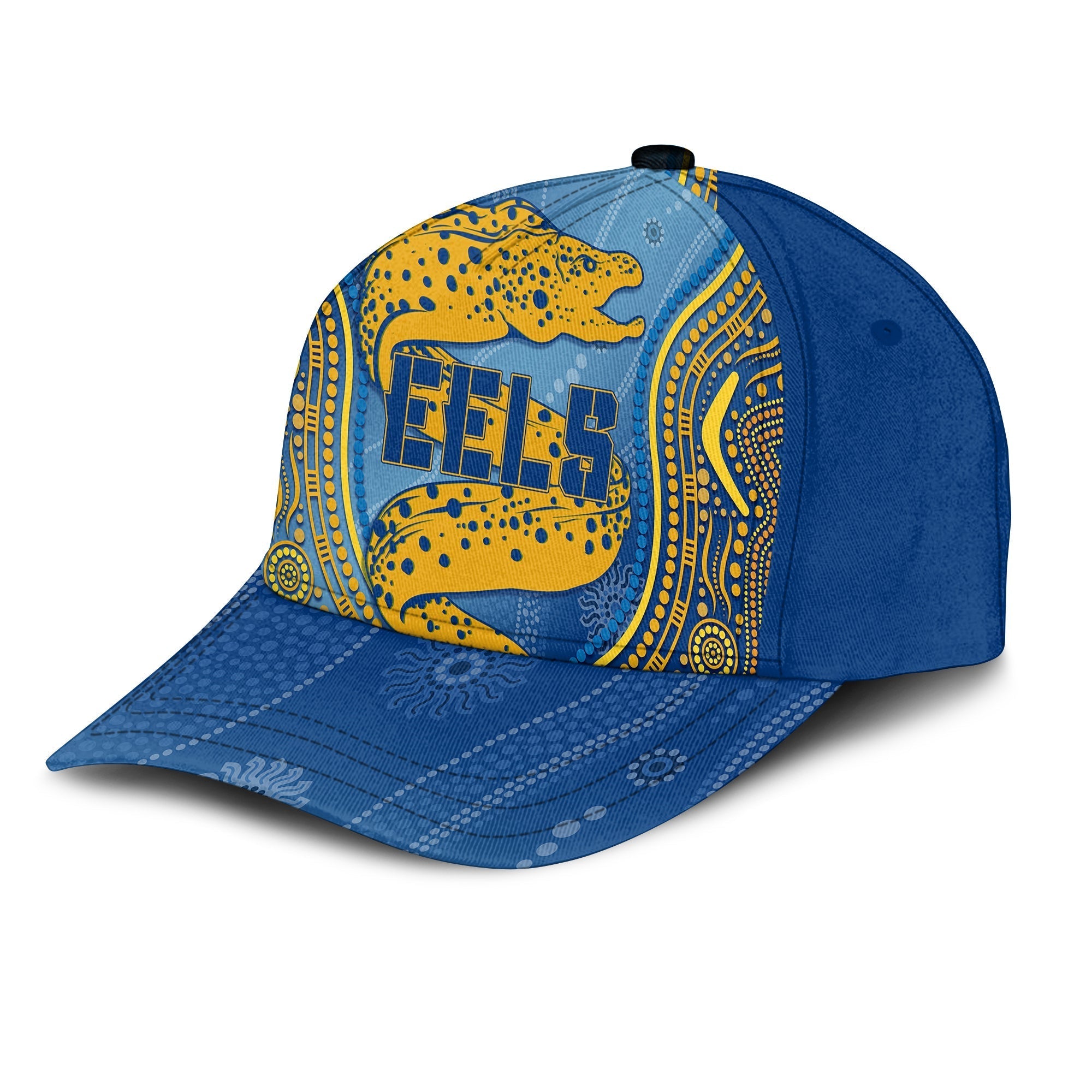 Parramatta Rugby Eels Classic Cap Aboriginal Simple Style - Vibe Hoodie Shop