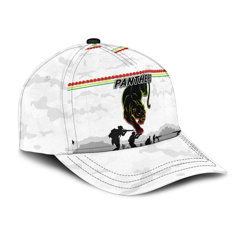 Penrith Panthers ANZAC 2022 NRL Classic Cap Simple Style - White - Vibe Hoodie Shop