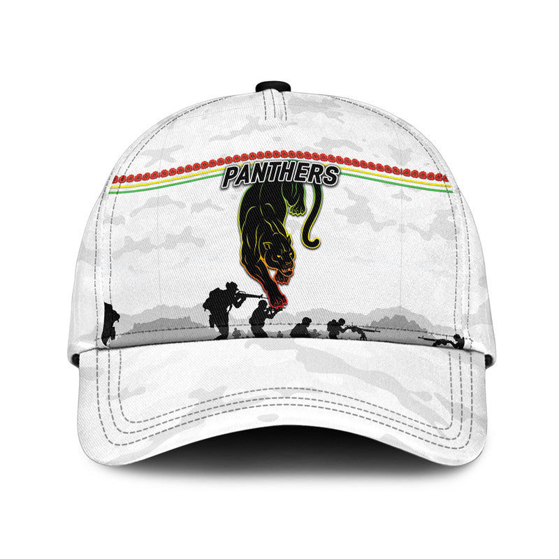 Penrith Panthers ANZAC 2022 NRL Classic Cap Simple Style - White - Vibe Hoodie Shop