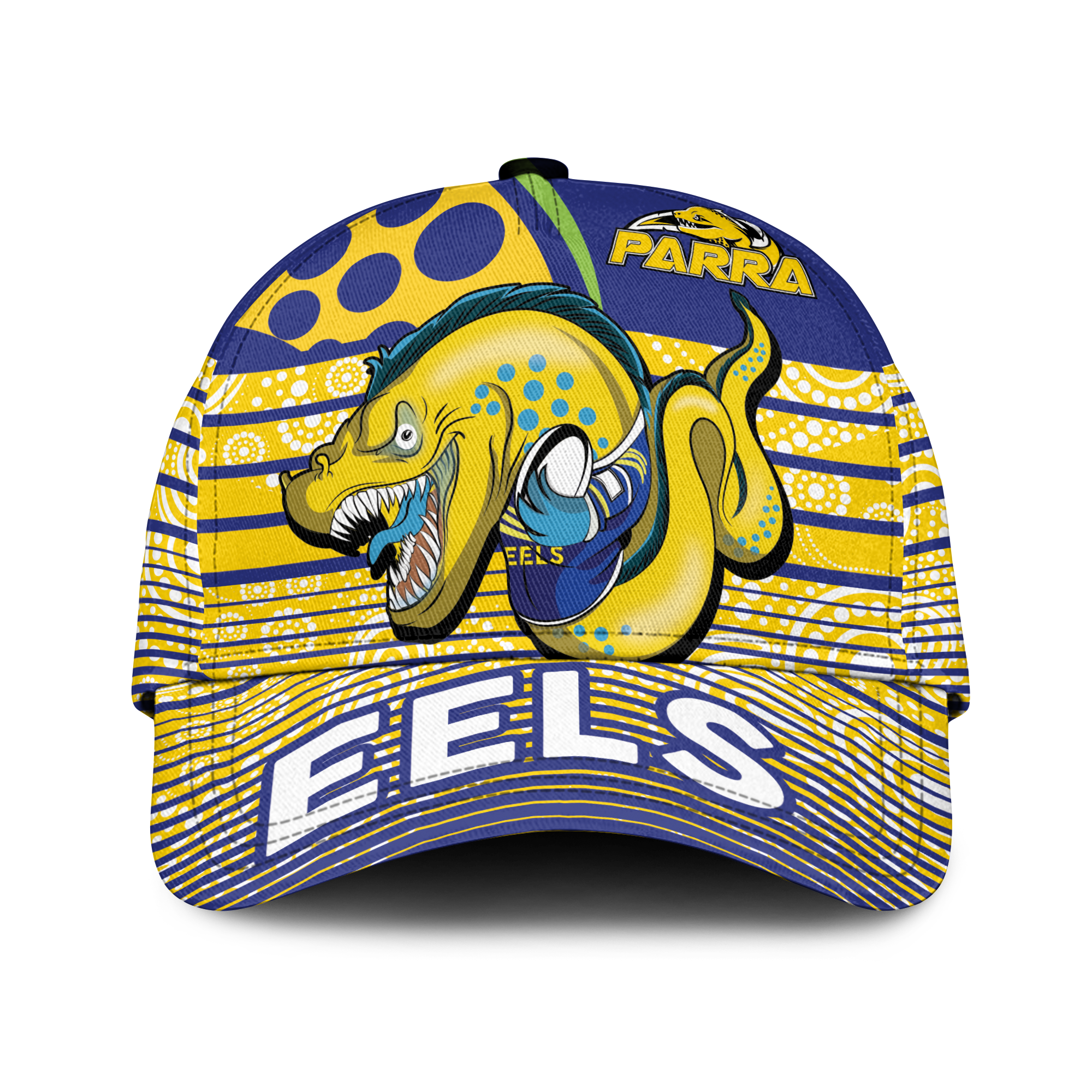 Eels Rugby Parra Aboriginal Blue And Gold Cap - - Vibe Hoodie Shop