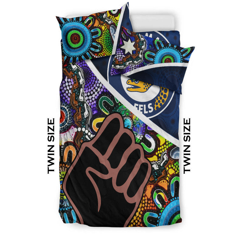 Parramatta Eels Bedding Set Eels Indigenous Aboriginal - Vibe Hoodie Shop