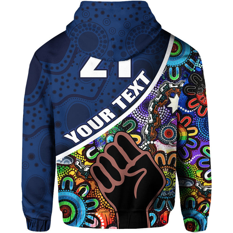 (Custom Personalised) Parramatta Eels Zip Up And Pullover Hoodie Eels Indigenous Aboriginal LT9 - Vibe Hoodie Shop