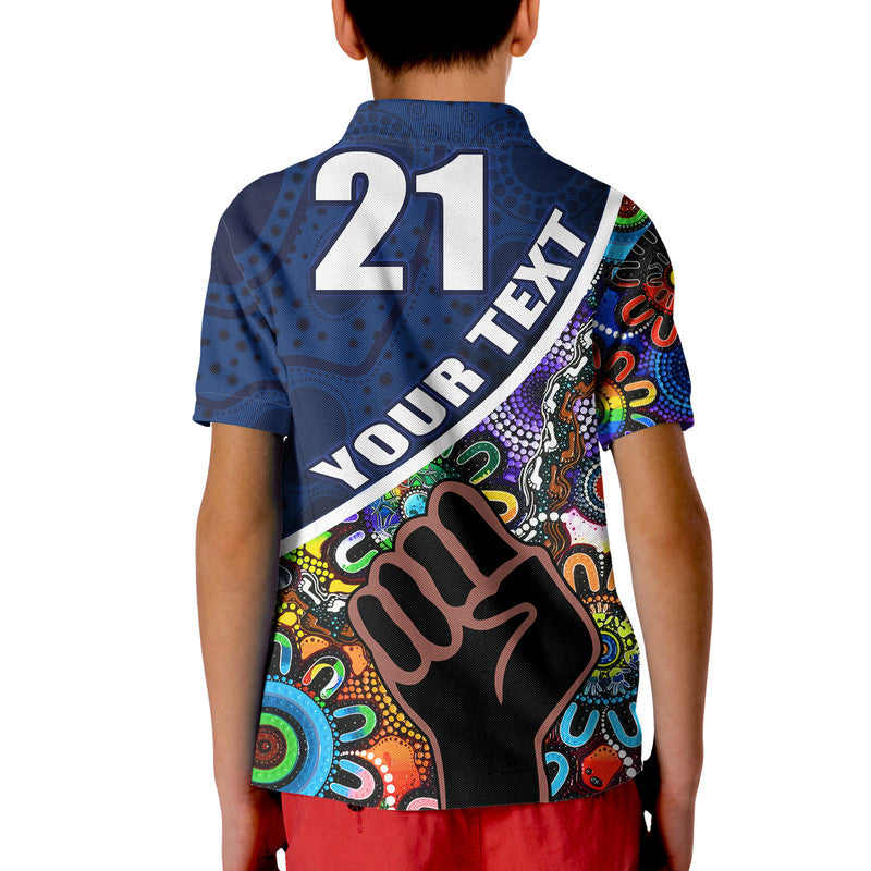 (Custom Personalised) Parramatta Eels Polo Shirt Eels Indigenous Aboriginal LT9 - Vibe Hoodie Shop