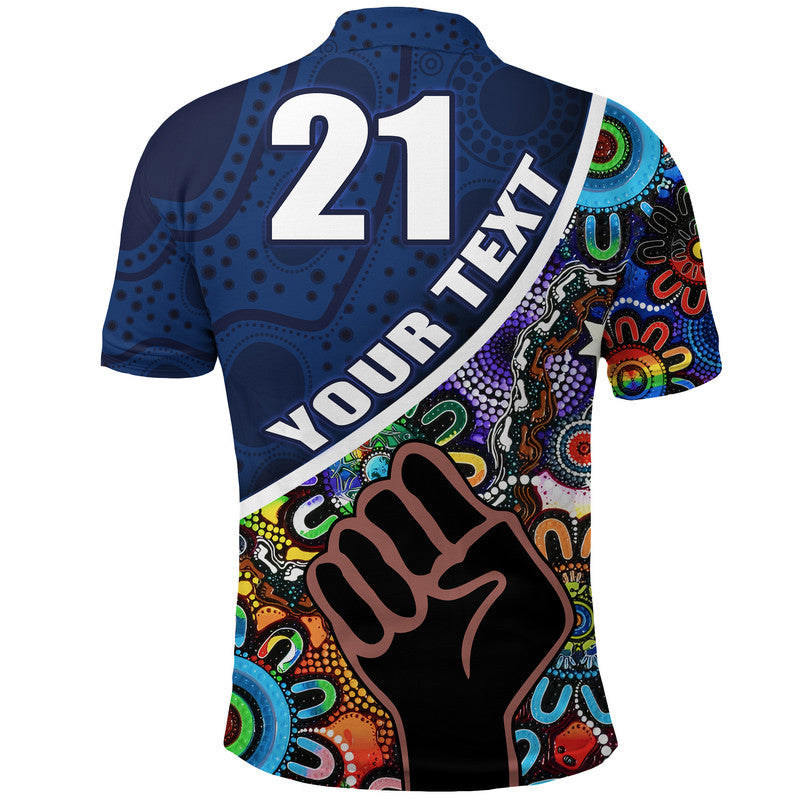 (Custom Personalised) Parramatta Eels Polo Shirt Eels Indigenous Aboriginal LT9 - Vibe Hoodie Shop