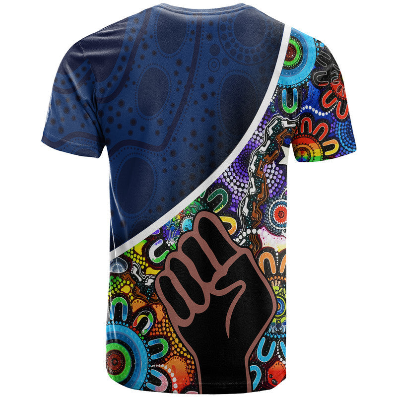 Parramatta Eels T Shirt Eels Indigenous Aboriginal LT9 - Vibe Hoodie Shop