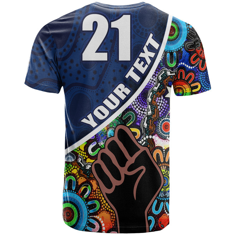 (Custom Personalised) Parramatta Eels T Shirt Eels Indigenous Aboriginal LT9 - Vibe Hoodie Shop