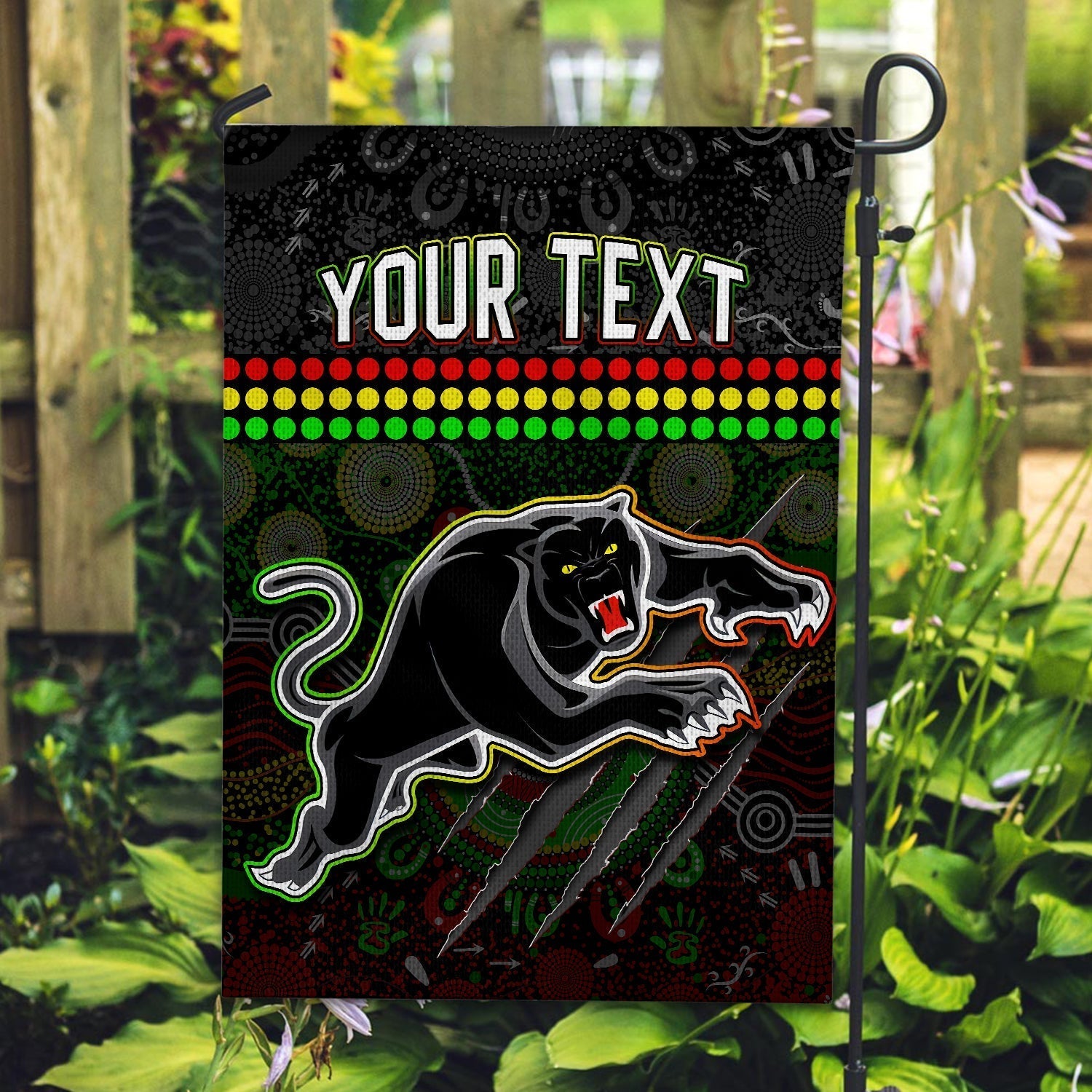 Custom Personalised Panthers Flag Premiers 2022 Aboriginal - Vibe Hoodie Shop