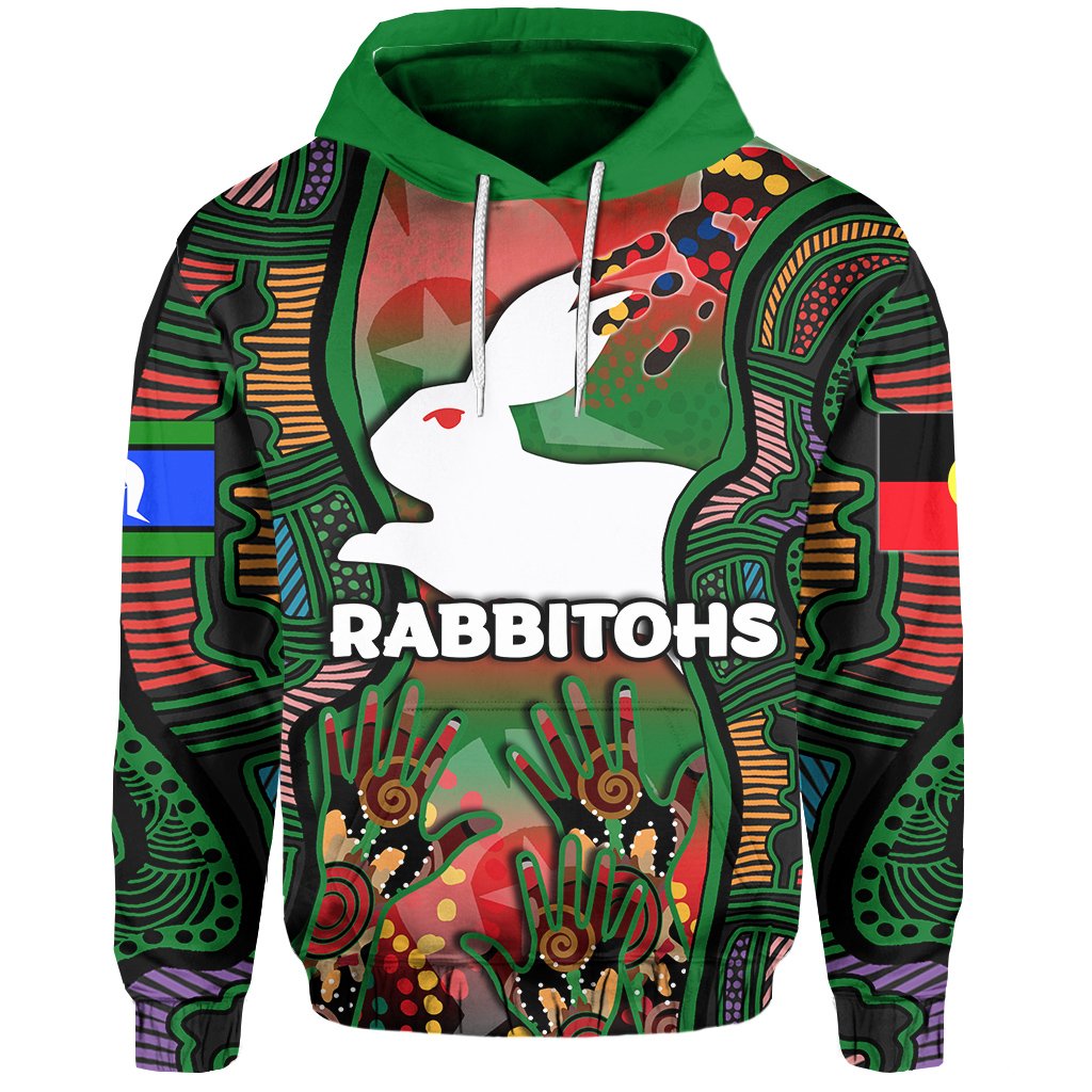 NAIDOC Rabbitohs Hoodie Torres Strait Islanders - Vibe Hoodie Shop