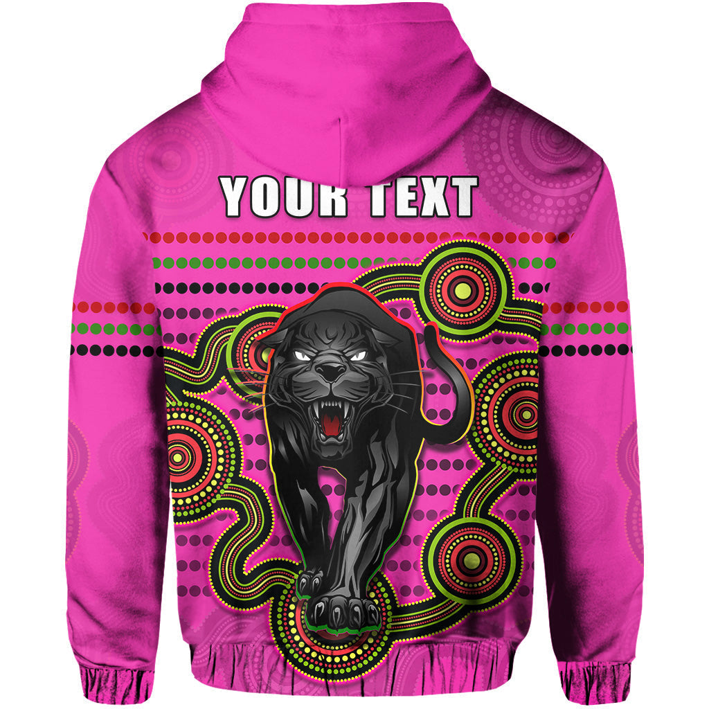 (Custom Personalised) Panthers Indigenous Hoodie Version Pink Alternate LT13 - Vibe Hoodie Shop