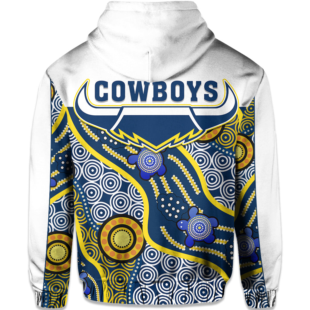 Cowboys Zip Hoodie North Queensland Indigenous LT13 - Vibe Hoodie Shop