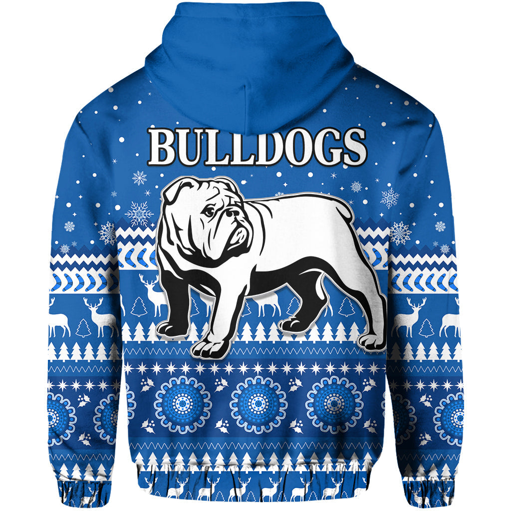 Bulldogs Hoodie Christmas Canterbury Bankstown LT13 - Vibe Hoodie Shop