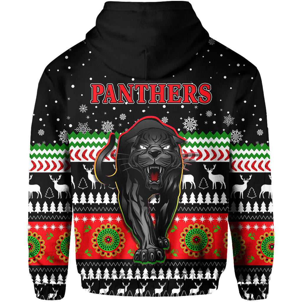 Panthers Zip Hoodie Penrith Christmas The Riff LT13 - Vibe Hoodie Shop