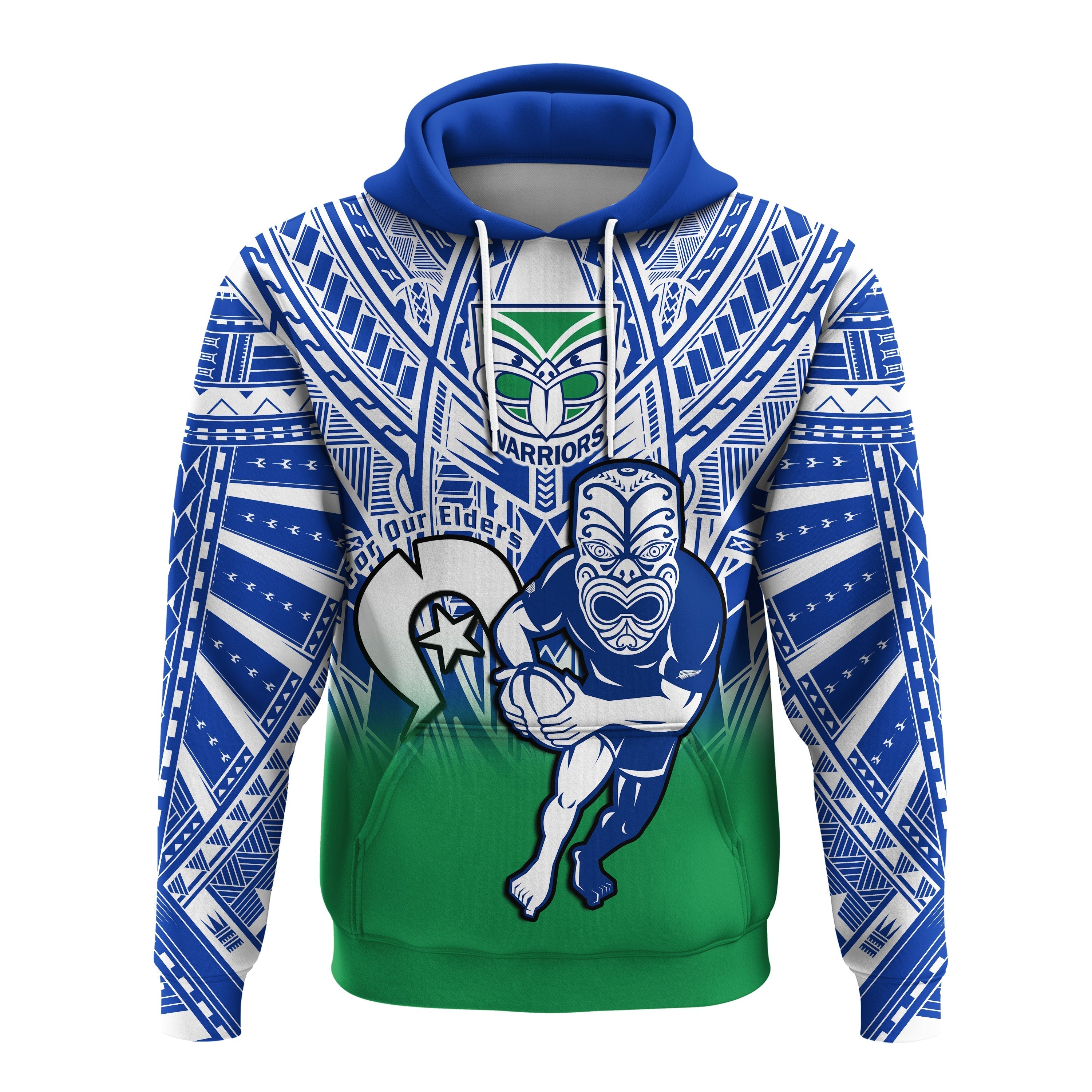 custom-text-and-number-warriors-rugby-naidoc-2023-hoodie-new-zealand-tiki-for-our-elders