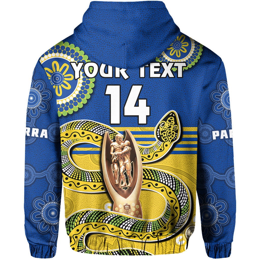 (Custom Text And Number) Eels Rugby Hoodie Parra 2022 Indigenous Proud Premiers - Vibe Hoodie Shop