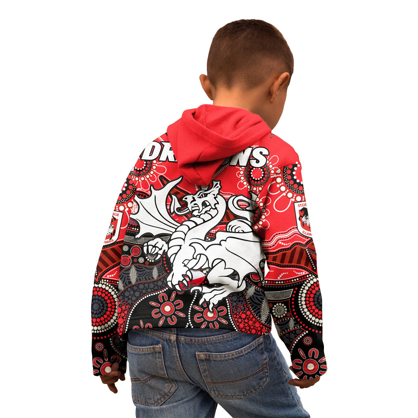 dragons-rugby-hoodie-kid-indigenous-pattern-artsy-version