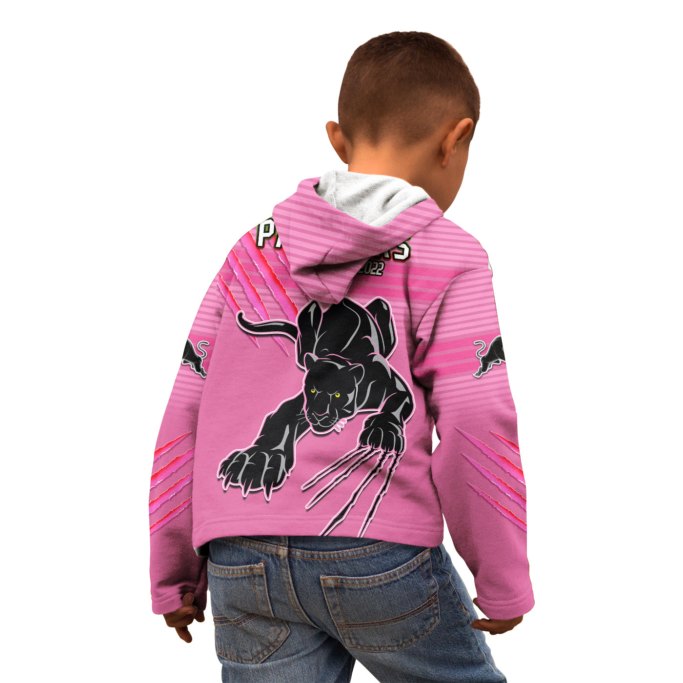 Panthers Proud Hoodie KID Back to Back Premiers 2022 Version Pink - Vibe Hoodie Shop