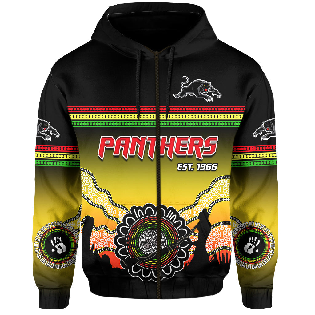 Panthers Hoodie Go The Mighty Penrith Aboriginal LT13 - Vibe Hoodie Shop