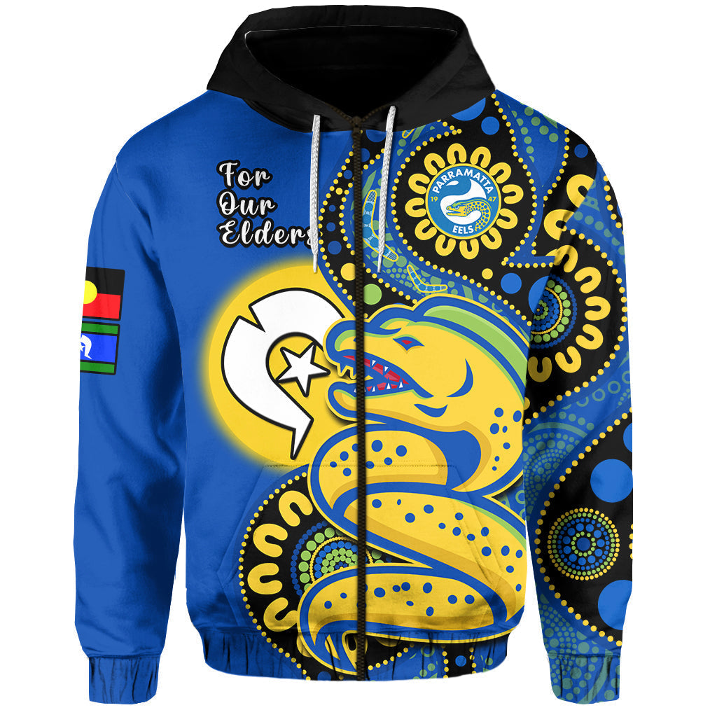 Eels Rugby NAIDOC 2023 Hoodie For Our Elders Aboriginal - Vibe Hoodie Shop