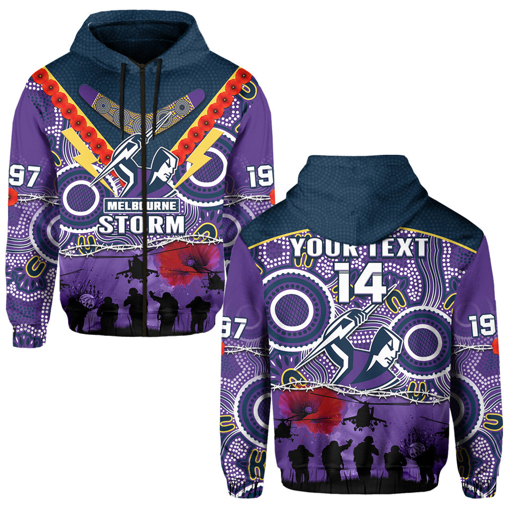 custom-text-and-number-melbourne-storm-rugby-anzac-hoodie-indigenous-poppy-australian-army