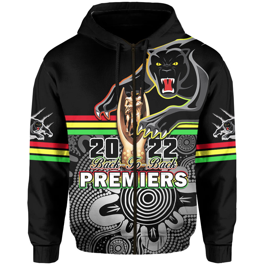 Panthers Rugby Hoodie Pennies Premiers 2022 Back To Back Indigenous Original - Vibe Hoodie Shop
