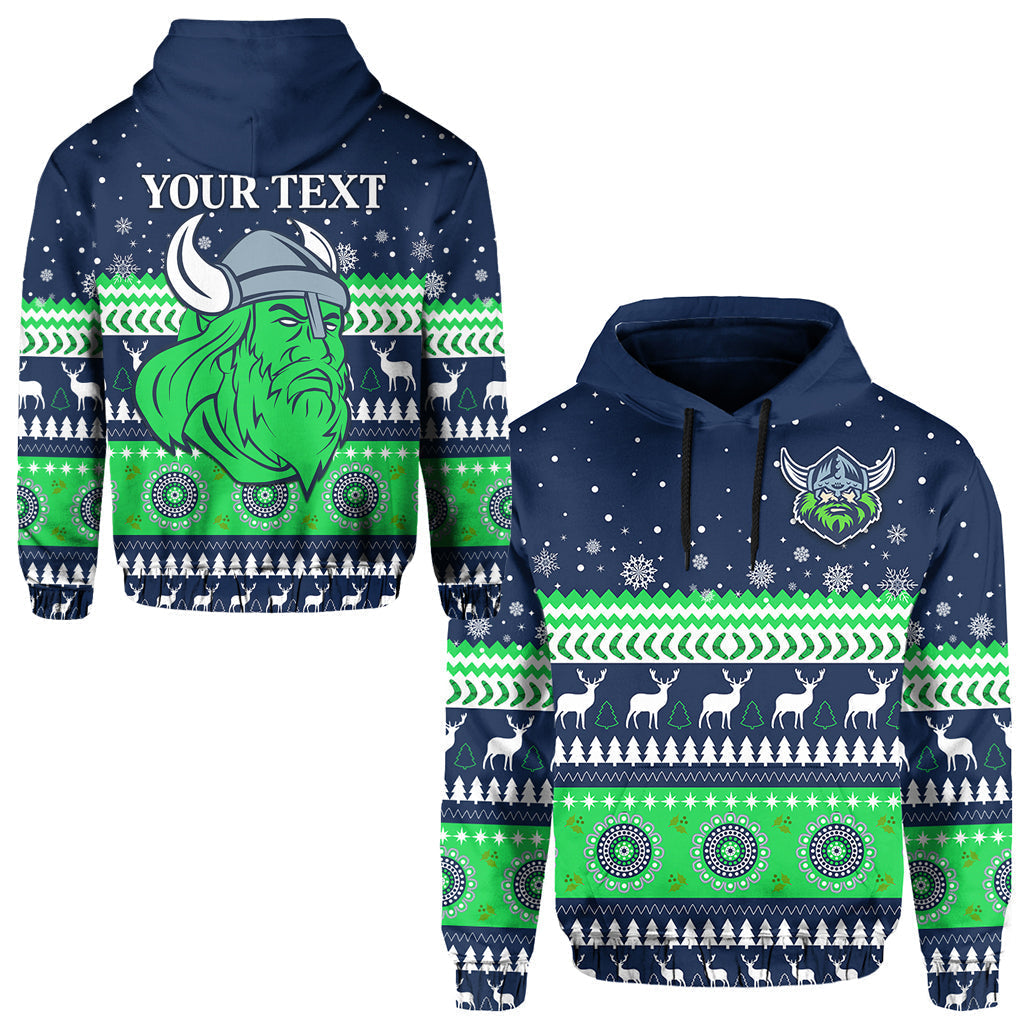 (Custom Personalised) Raiders Hoodie Canberra Merry Christmas The Milk LT13 - Vibe Hoodie Shop
