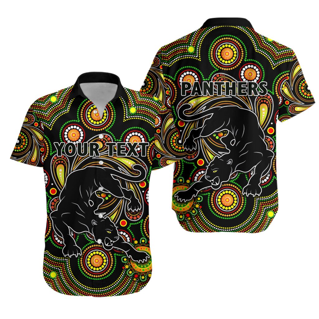 (Custom Personalised) Penrith Hawaiian Shirt Panthers Indigenous Vibes - Vibe Hoodie Shop