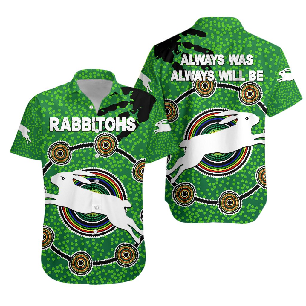 NAIDOC Rabbitohs Hawaiian Shirt Aboriginal Vibes No.1 - Vibe Hoodie Shop