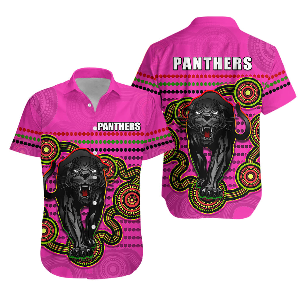 Panthers Indigenous Hawaiian Shirt Version Pink Alternate - Vibe Hoodie Shop