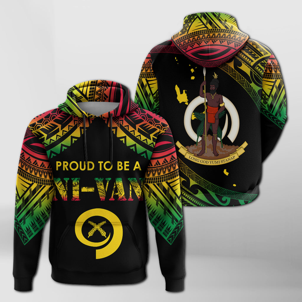 Vanuatu Proud To Be A Ni Van Polynesian Pattern Hoodie LT7 - Vibe Hoodie Shop