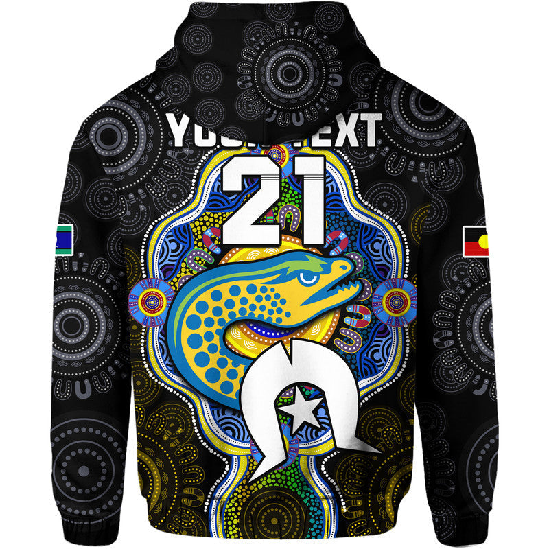 (Custom Personalised) Eels Rugby NAIDOC Week Zip Up And Pullover Hoodie Indigenous LT9 - Vibe Hoodie Shop
