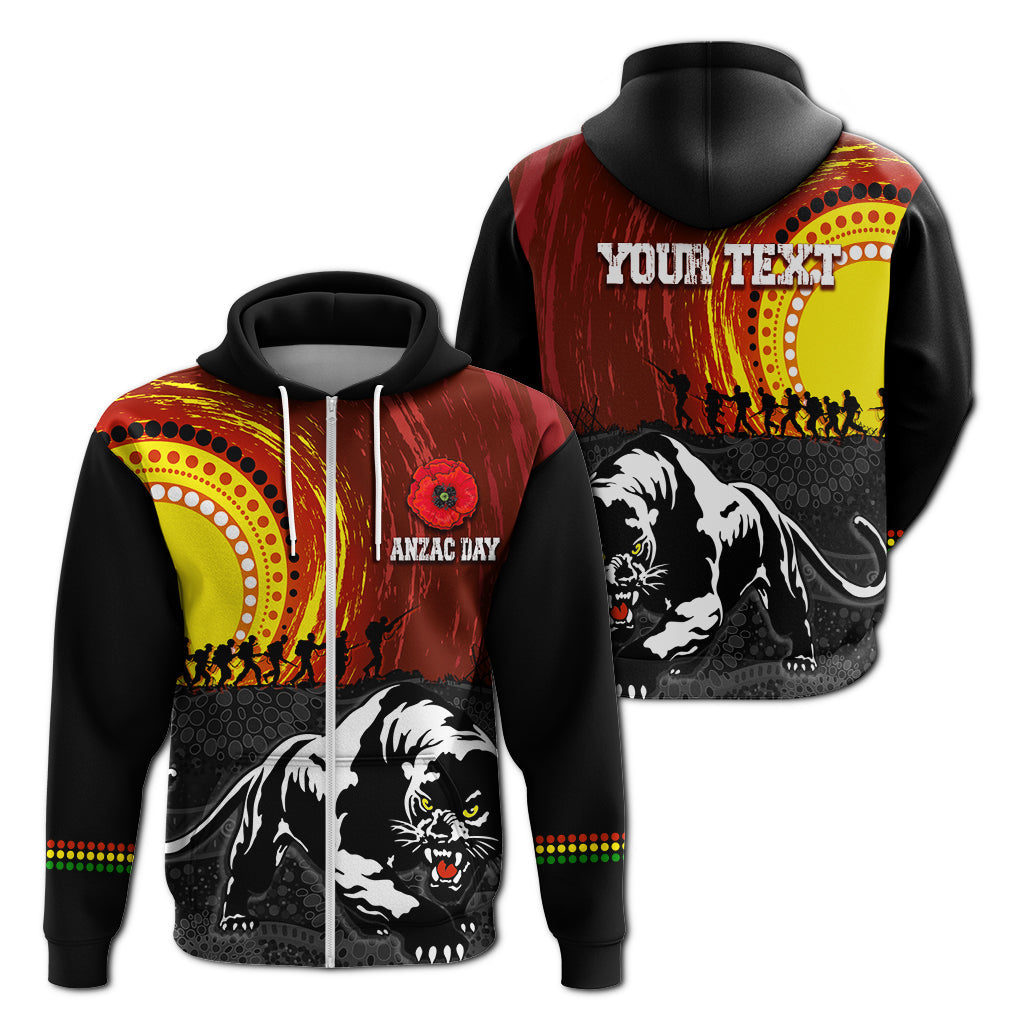 Penrith Panther Hoodie ANZAC Day Indigenous Special Version LT7 - Vibe Hoodie Shop