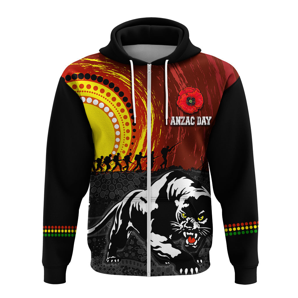 Penrith Panther Hoodie ANZAC Day Indigenous Special Version LT7 - Vibe Hoodie Shop