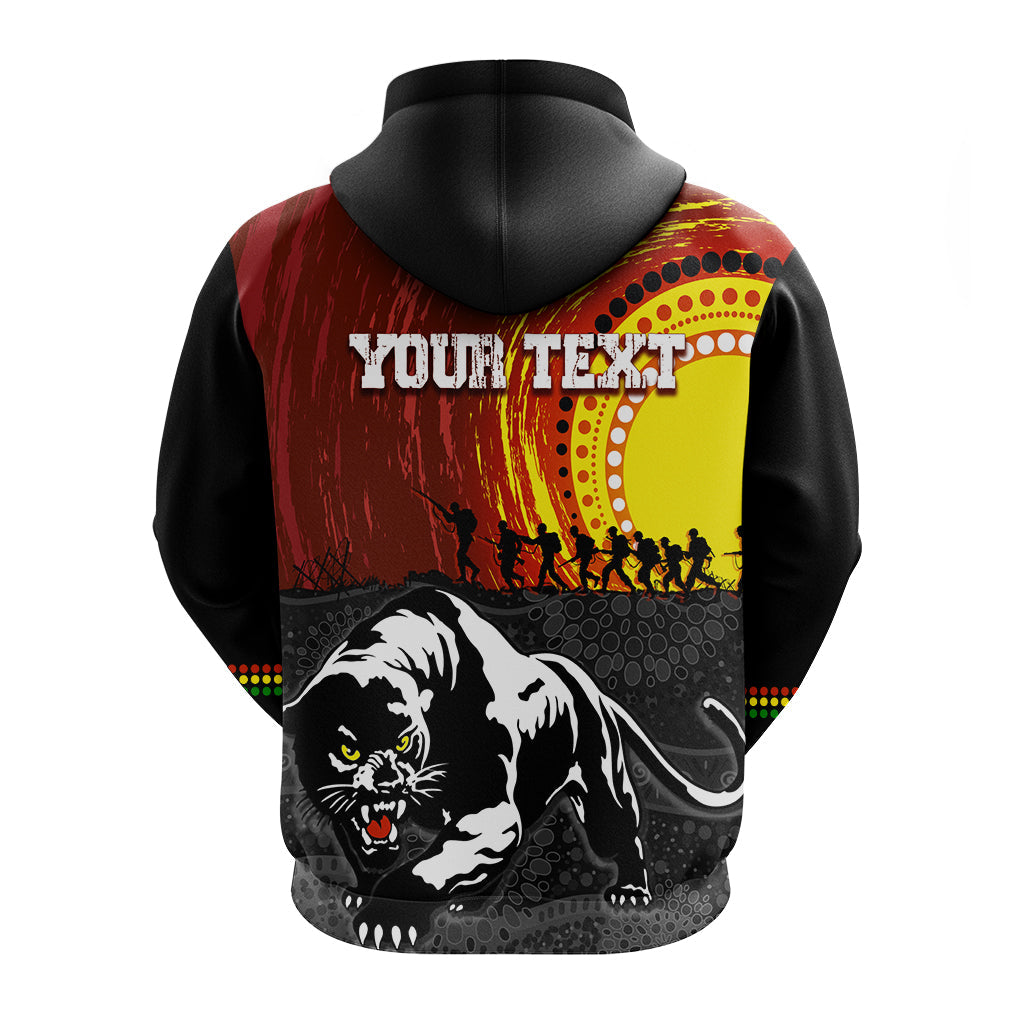 Penrith Panther Hoodie ANZAC Day Indigenous Special Version LT7 - Vibe Hoodie Shop