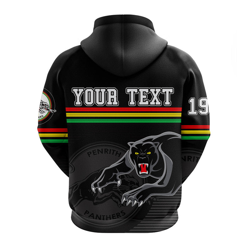 (Custom Personalised) Penrith Panthers Retro 1966 Hoodie Black LT6 - Vibe Hoodie Shop