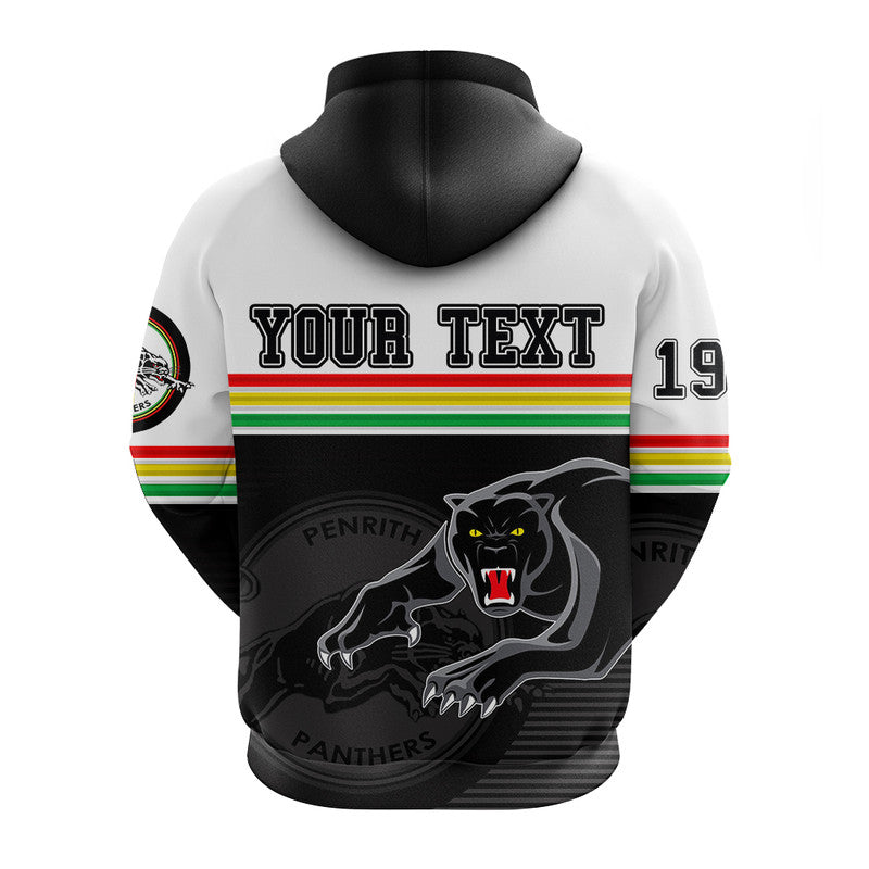 (Custom Personalised) Penrith Panthers Retro 1966 Hoodie White LT6 - Vibe Hoodie Shop
