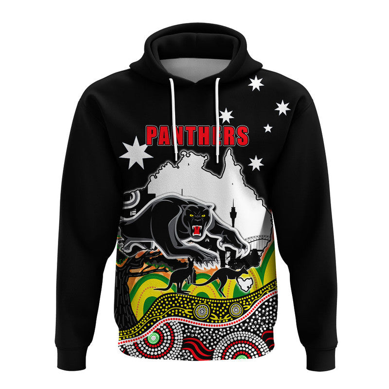 (Custom Personalised) Panther Rugby Hoodie Australia Day Style LT6 - Vibe Hoodie Shop