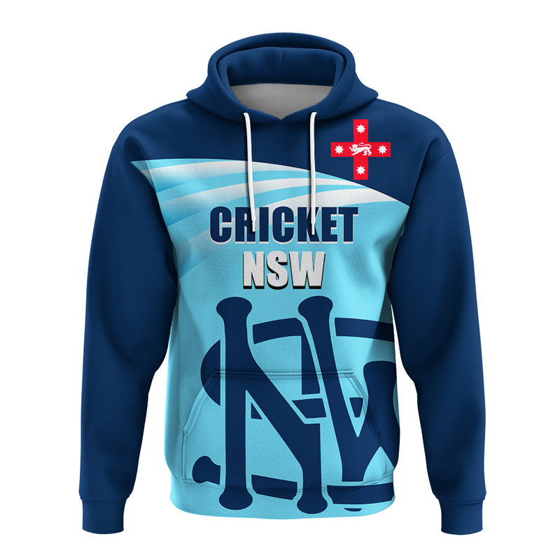 (Custom Personalised And Number) NSW Cricket Hoodie LT6 - Vibe Hoodie Shop