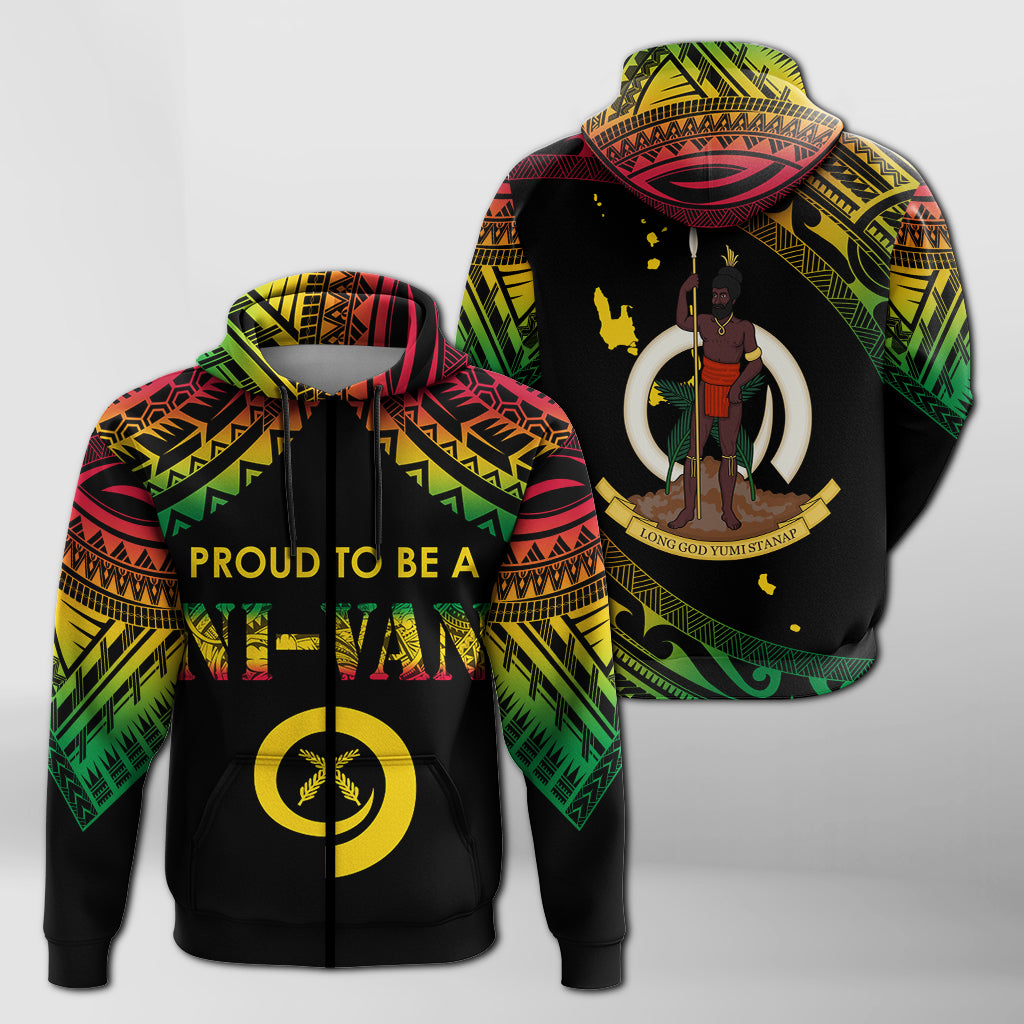 Vanuatu Proud To Be A Ni Van Polynesian Pattern Hoodie LT7 - Vibe Hoodie Shop