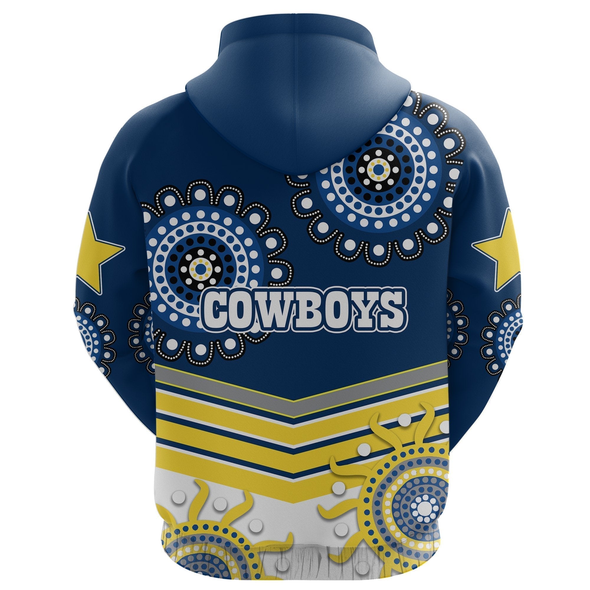 Proud Cowboys Hoodie Indigenous North Queensland - Vibe Hoodie Shop