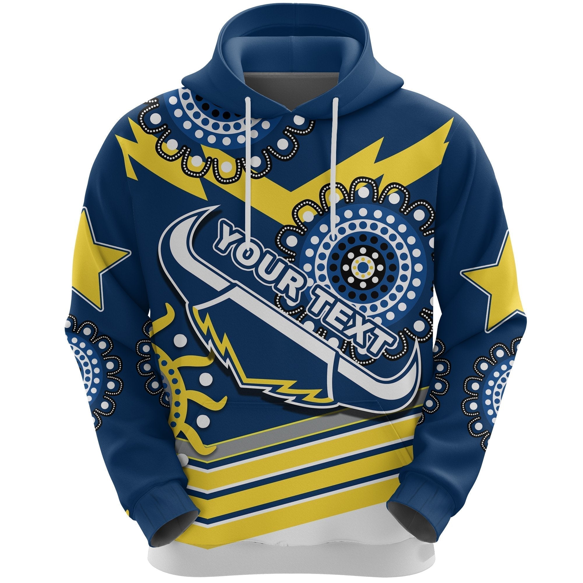 (Custom Personalised) Proud Cowboys Hoodie Indigenous North Queensland - Vibe Hoodie Shop