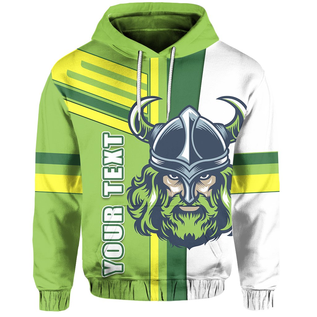 (Custom Personalised) Raiders Viking Hoodie Canberra Simple - Vibe Hoodie Shop
