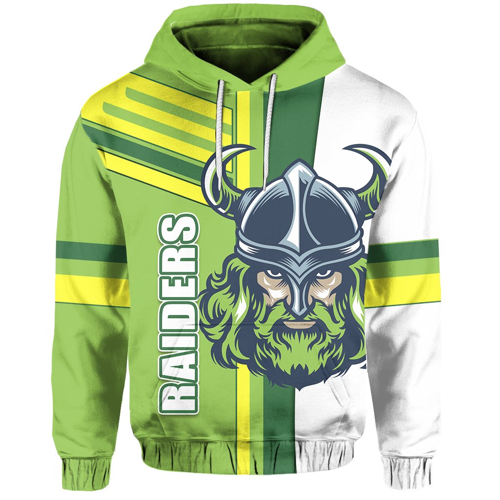 Raiders Viking Hoodie Canberra Simple - Vibe Hoodie Shop